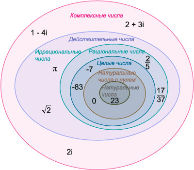 структура числовых множеств